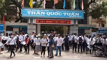 Thay đổi địa điểm thi THPT Quốc gia cho hơn 200 thí sinh ở Lý Sơn