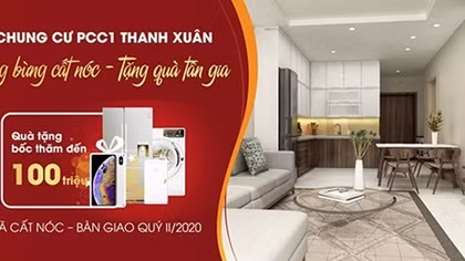 Tưng bừng cất nóc – tặng quà tân gia tại PCC1 Thanh Xuân