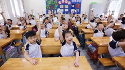 91,16% học sinh mẫu giáo và tiểu học Hà Nội thụ hưởng chương trình sữa học đường