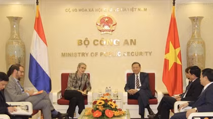 Việt Nam – Hà Lan tăng cường hợp tác trong lĩnh vực phòng, chống tội phạm