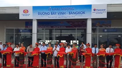 Vietravel chính thức khai trương đường bay Vinh - Bankgok