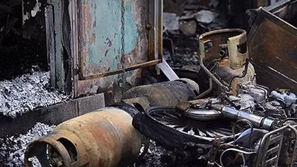 Nổ khí gas, nam công nhân tử vong