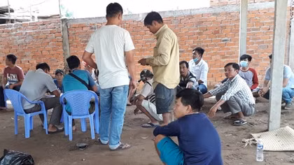  23 đối tượng đang sát phạt trên sòng bạc trăm triệu