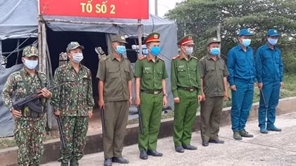 Phòng chống dịch COVID-19 trên tuyến biên giới phía Nam