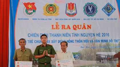 Học viện CSND tổ chức hành trình về Đất Mũi