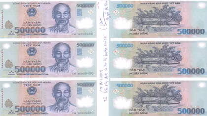 Truy tố băng nhóm sản xuất và lưu hành tiền giả 