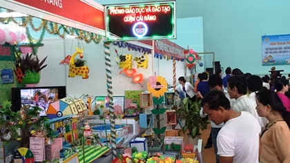Hội thi, triển lãm đồ dùng dạy học, học tập cấp tiểu học TP Cần Thơ