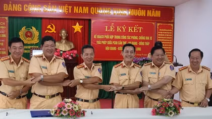 Công an các tỉnh thành Tây Nam bộ phối hợp phòng chống đua xe 