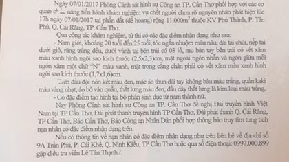 Truy tìm nhân thân thanh niên đồng tính chết chưa rõ nguyên nhân