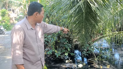 Chủ quán cơm Kiều Giang bị xử phạt vì gây ô nhiễm môi trường