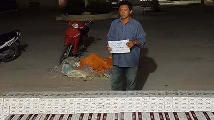 Công an Đồng Tháp bắt giữ số lượng lớn thuốc lá nhập lậu