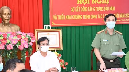  Đảng ủy Công an Trà Vinh sơ kết công tác 6 tháng đầu năm