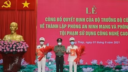 Công an tỉnh Đồng Tháp: Thành lập Phòng AN mạng và PCTP sử dụng công nghệ cao