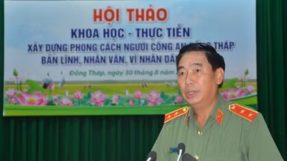 Xây dựng phong cách người Công an tỉnh Đồng Tháp 