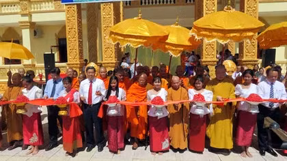 Khánh thành Học viện Phật giáo Nam tông Khmer tại Cần Thơ