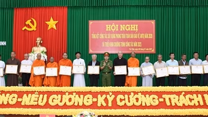 Công an Trà Vinh tổng kết phong trào toàn dân bảo vệ An ninh Tổ quốc