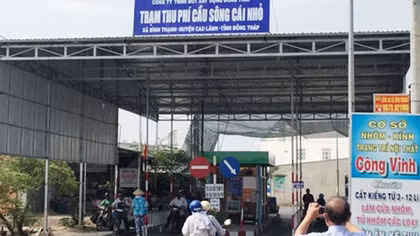 Tạm giữ 5 đối tượng gây rối tại trạm BOT cầu sông Cái Nhỏ