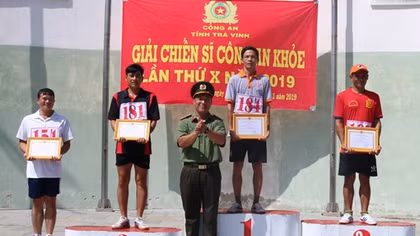 Công an Trà Vinh tổ chức giải Chiến sỹ Công an khỏe lần thứ X