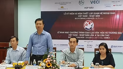 Cần Thơ kỷ niệm 45 năm thiết lập quan hệ ngoại giao Việt Nam - Nhật Bản