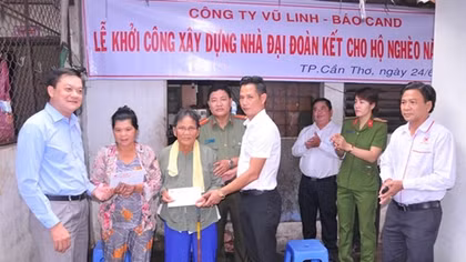 Khởi công xây dựng 4 căn nhà Đại đoàn kết tại Cần Thơ