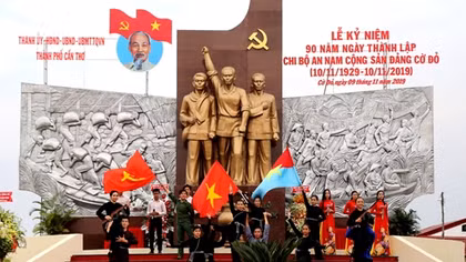 Kỷ niệm 90 năm ngày thành lập Chi bộ An Nam Cộng sản Đảng Cờ Đỏ