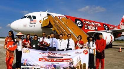AirAsia mở đường bay Cần Thơ – Kuala Lumpur