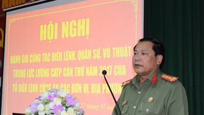 Công an TP Cần Thơ siết chặt kỷ luật, kỷ cương, điều lệnh CAND