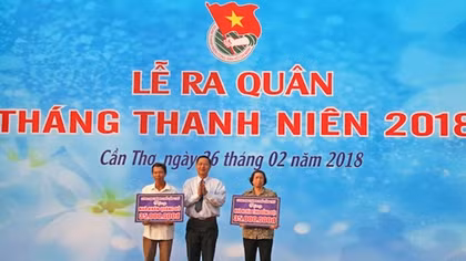 Công an TP Cần Thơ ra quân tháng Thanh niên