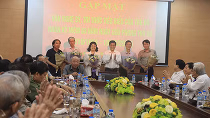 Gặp mặt, tri ân các văn nghệ sĩ, trí thức tiêu biểu của Thủ đô 