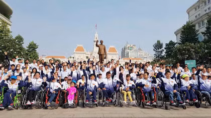 Đoàn thể thao người khuyết tật Việt Nam xuất quân tham dự Para Games 9