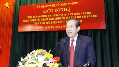 Đấu tranh ngăn chặn tội phạm ma túy có vũ trang khu vực biên giới 