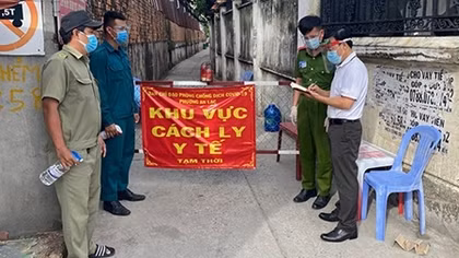 Đảm bảo an ninh trật tự vùng tâm dịch