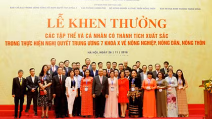 Agribank được Thủ tướng chính phủ tặng Bằng khen vì sự nghiệp “Tam nông”