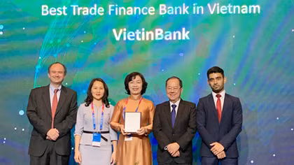 VietinBank nhận giải thưởng “Ngân hàng Tài trợ Thương mại tốt nhất Việt Nam” ba năm liên tiếp