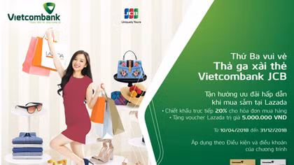 Ưu đãi hấp dẫn dành cho chủ thẻ Vietcombank JCB