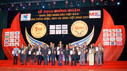 Tập đoàn GFS được vinh danh Top 20 “Nhãn hiệu hàng đầu Việt Nam năm 2017”