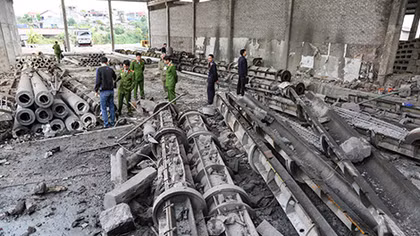 Giây phút kinh hoàng trong vụ nổ lò hơi ở Thái Nguyên