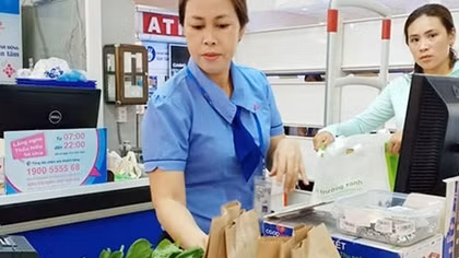 Phấn đấu 100% siêu thị, trung tâm thương mại không sử dụng túi nilon khó phân hủy