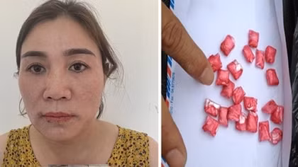 “Nữ quái” nuốt chửng 47 viên ma túy khi bị bắt