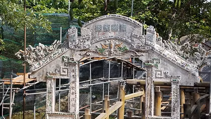 Trùng tu di tích cầu ngói Thanh Toàn