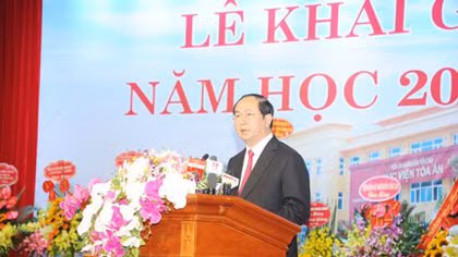 Chủ tịch nước dự Lễ khai giảng năm học mới của Học viện Tòa án