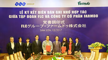 FLC - Farmdo bắt tay làm nông nghiệp và duyên cầu nối từ vị Đại sứ