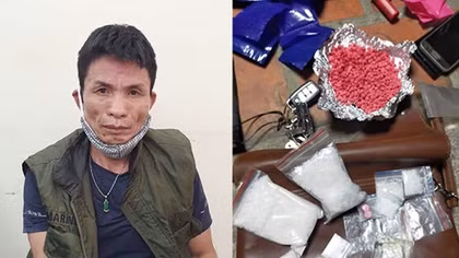Đối tượng 2 tiền án tàng trữ hơn 1.000 viên MTTH và súng tự chế