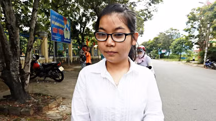 Nữ sinh khiếm thị với ước mơ vào Đại học Sư phạm