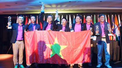 Đội tuyển Golf Việt Nam giành vị trí Á quân ở WAGC 2016 tại Nam Phi