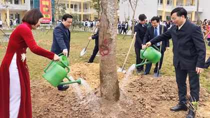 Hà Nội phát động “Tết trồng cây đời đời nhớ ơn Bác Hồ” xuân Mậu Tuất 2018