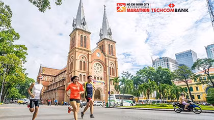Kết nối cộng đồng cùng giải marathon quốc tế TP HCM Techcombank