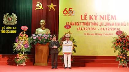 Kỷ niệm 65 năm ngày truyền thống lực lượng An ninh điều tra