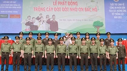 Bộ Tư lệnh Cảnh vệ phát động “Tết trồng cây đời đời nhớ ơn Bác Hồ”