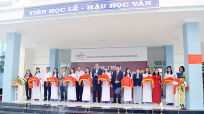 Khánh thành Trường Tiểu học Ninh Chữ do Agribank tài trợ